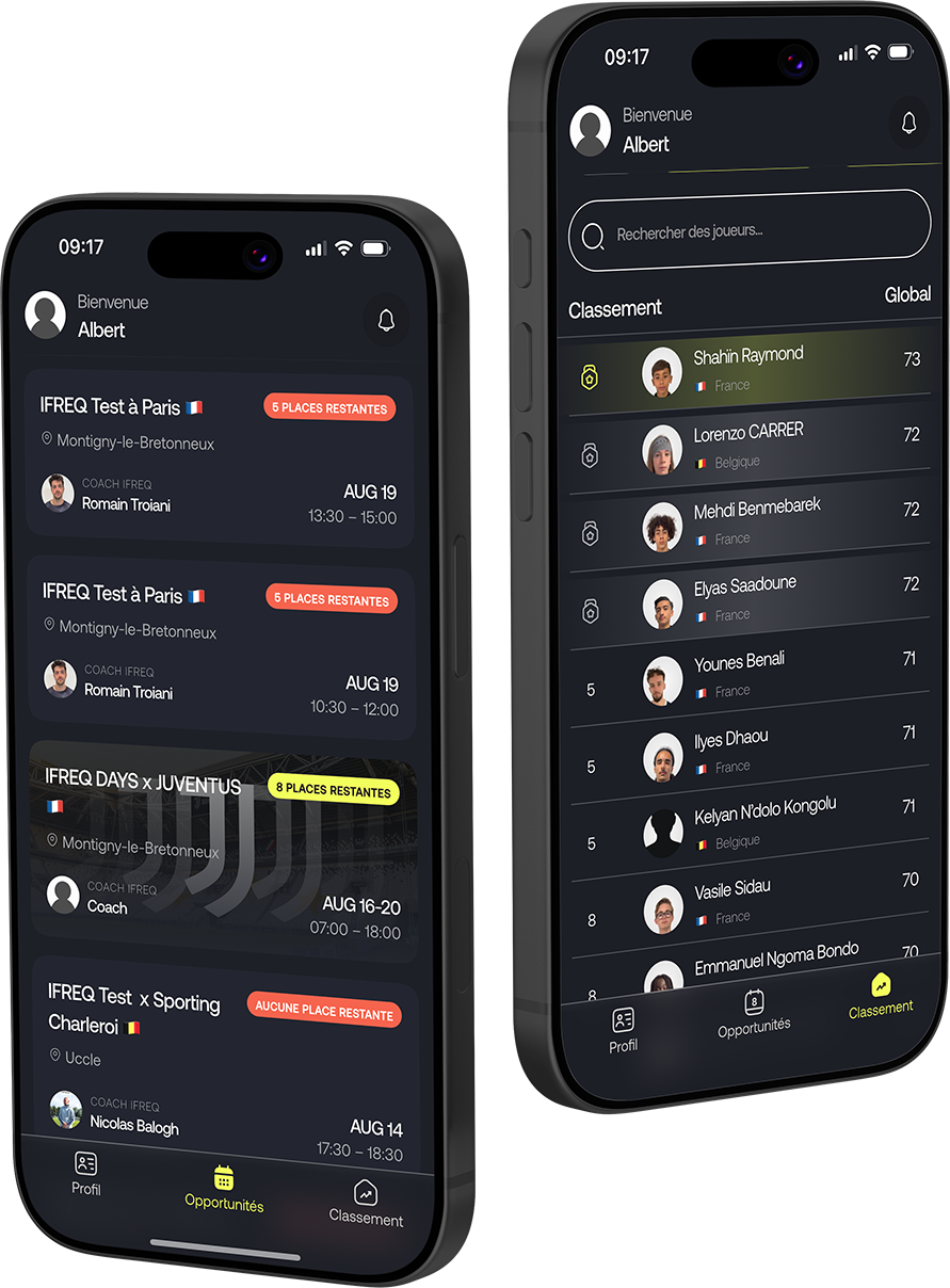 iPhone mockup, app screen